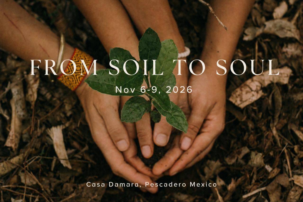 Soil to Soul - Regenerative Agriculture & Medicinal Plants Retreat poster