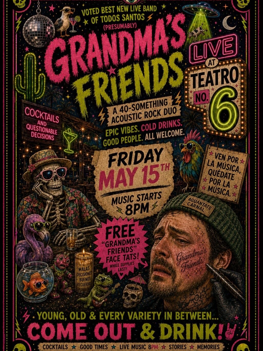 Grandma’s Friends at Teatro 6 poster