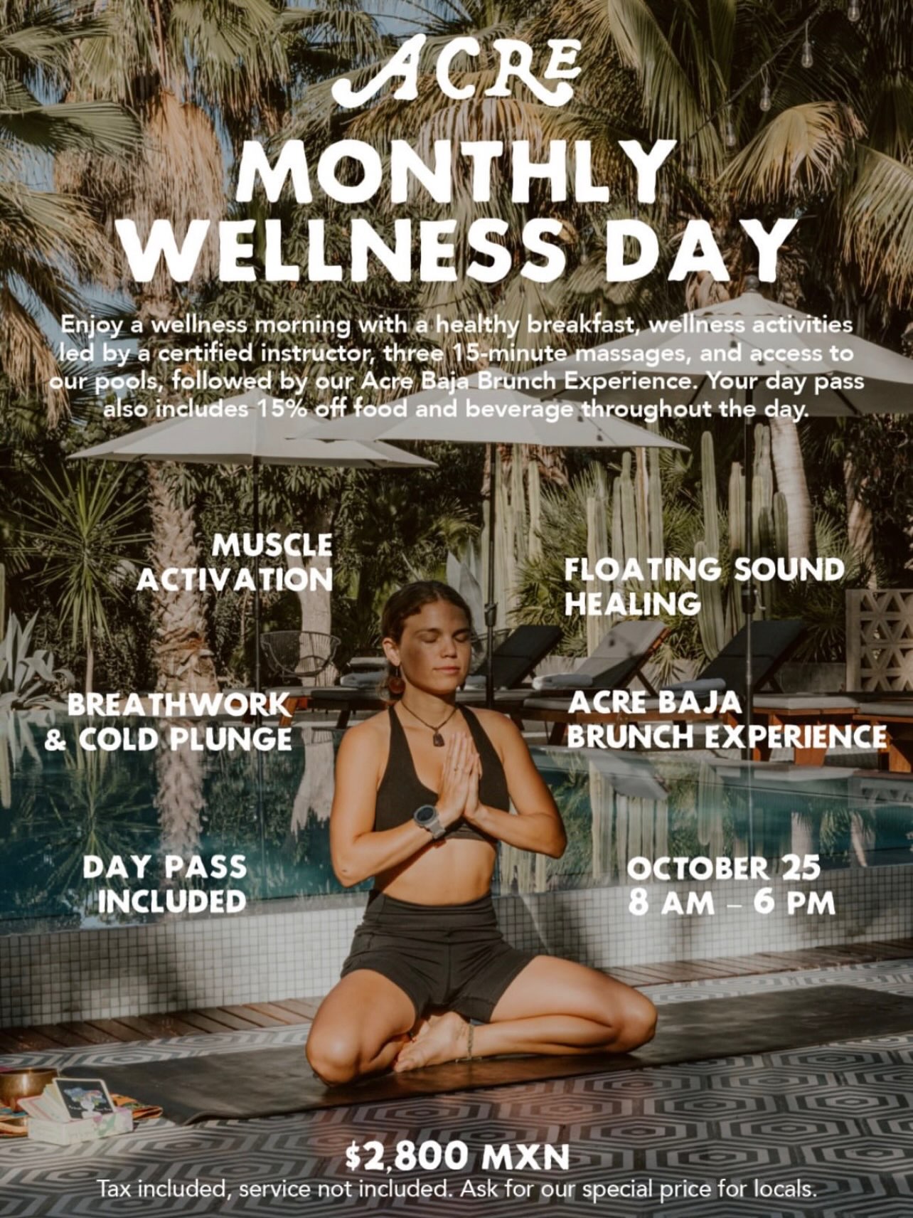 Yoga Classes at Acre Resort