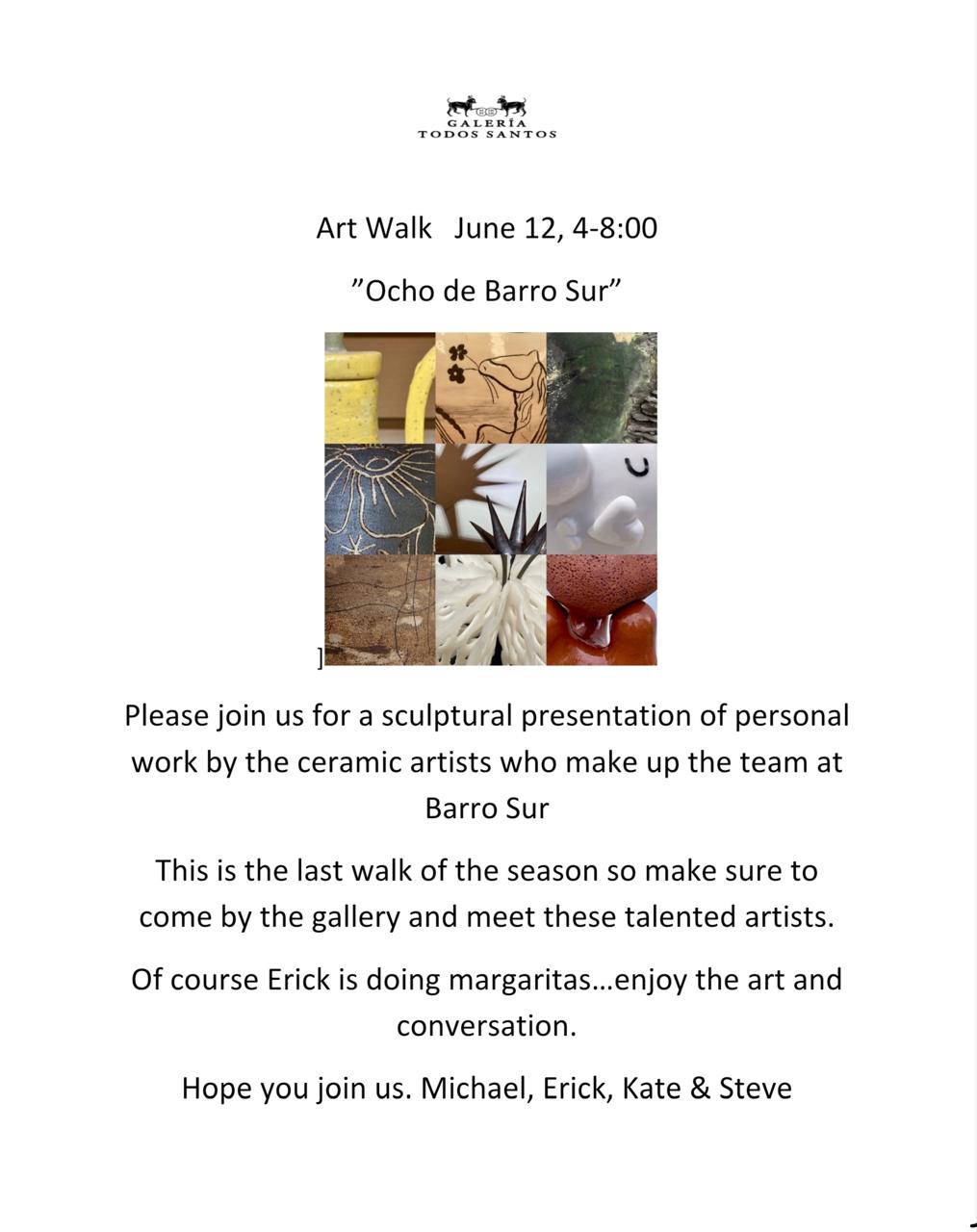 Todos Santos Art Walk poster