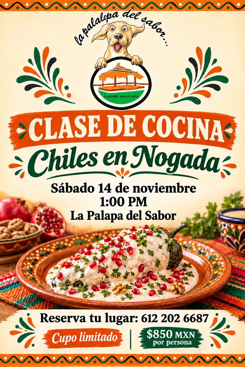 Chiles en Nogada Cooking Class poster