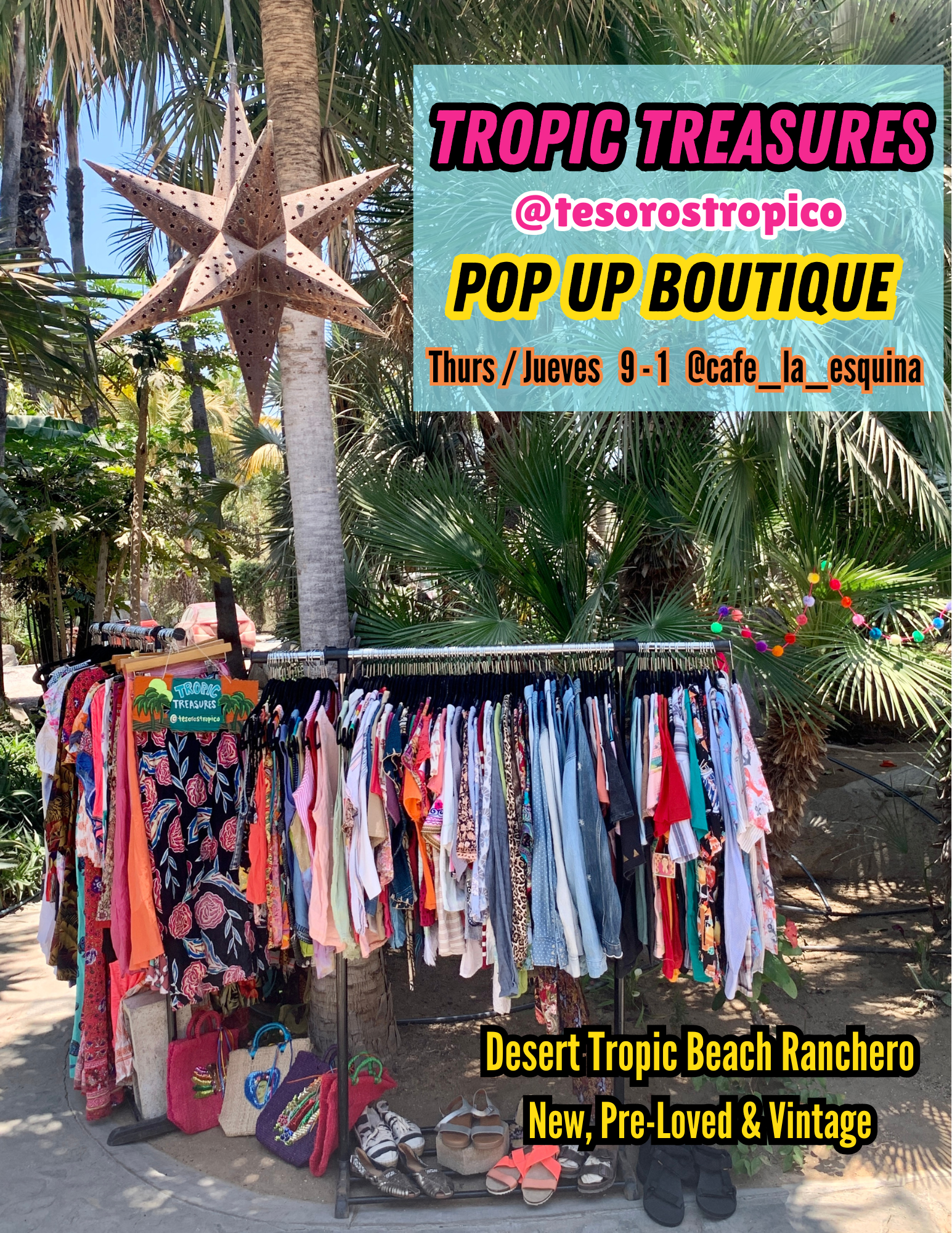 Tropic Treasures Pop Up Boutique