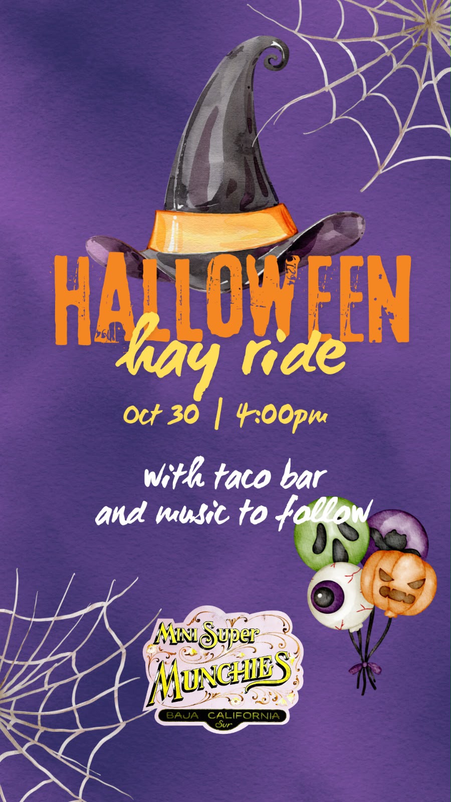 Halloween Event with Hay Ride poster