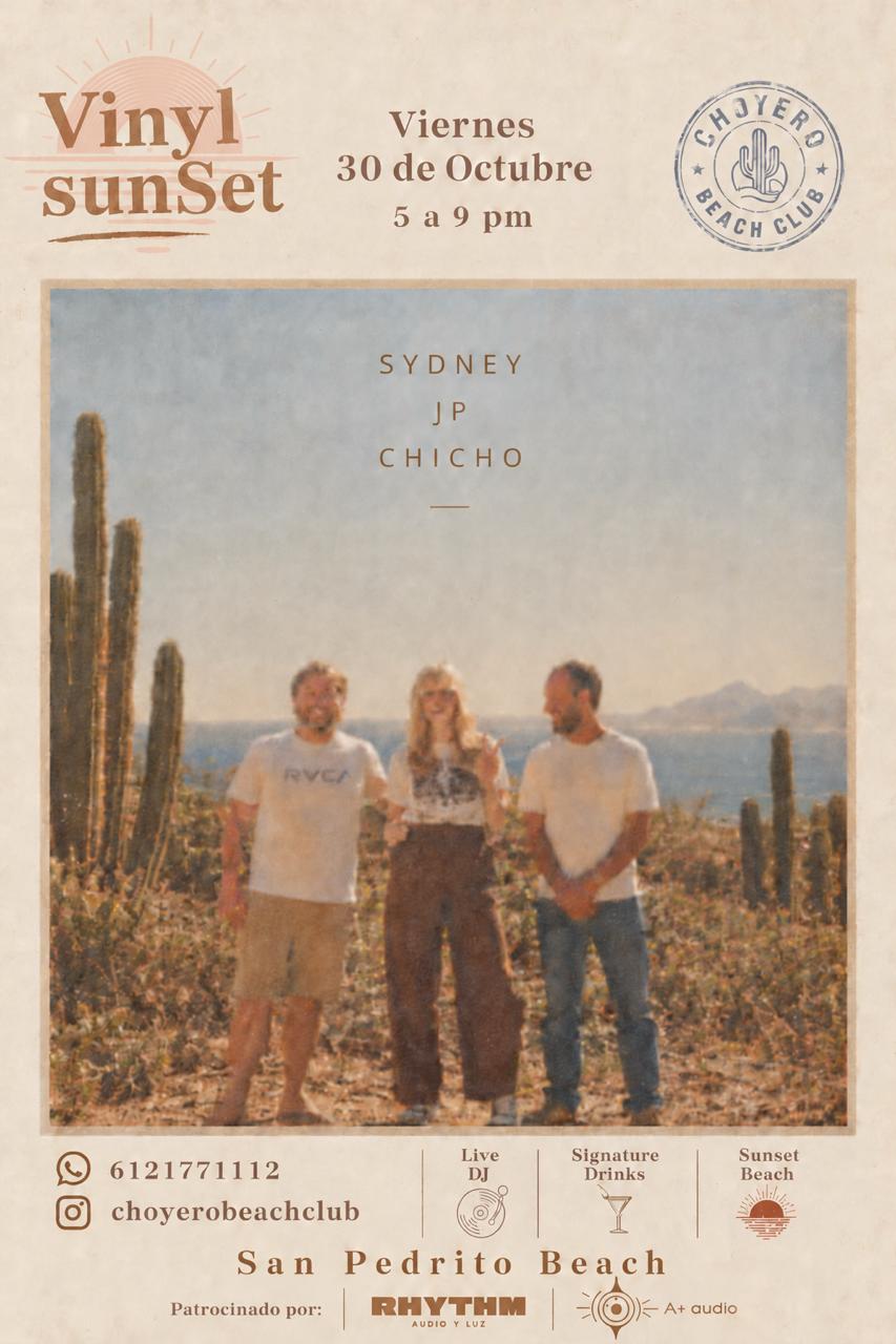 Cabañas 33 1/3: Vinyl Sunset poster