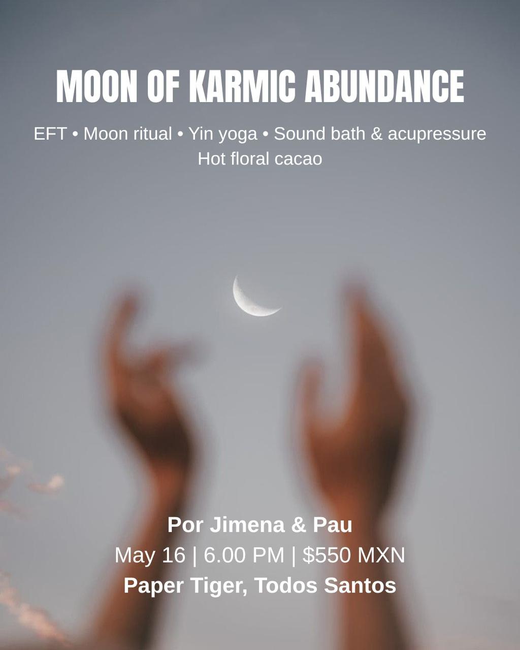 Moon of Karmic Abundance poster