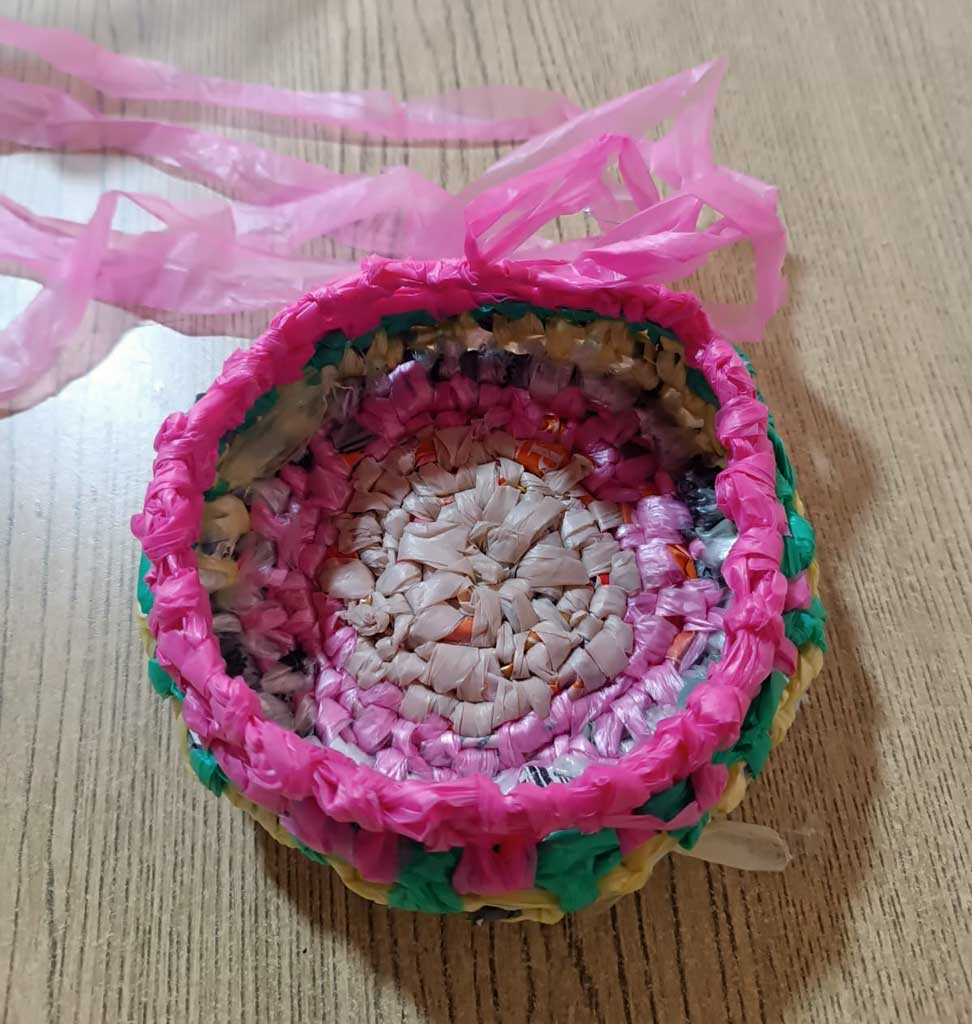 Upcycled Baskets Workshop at Earth Art Studio poster