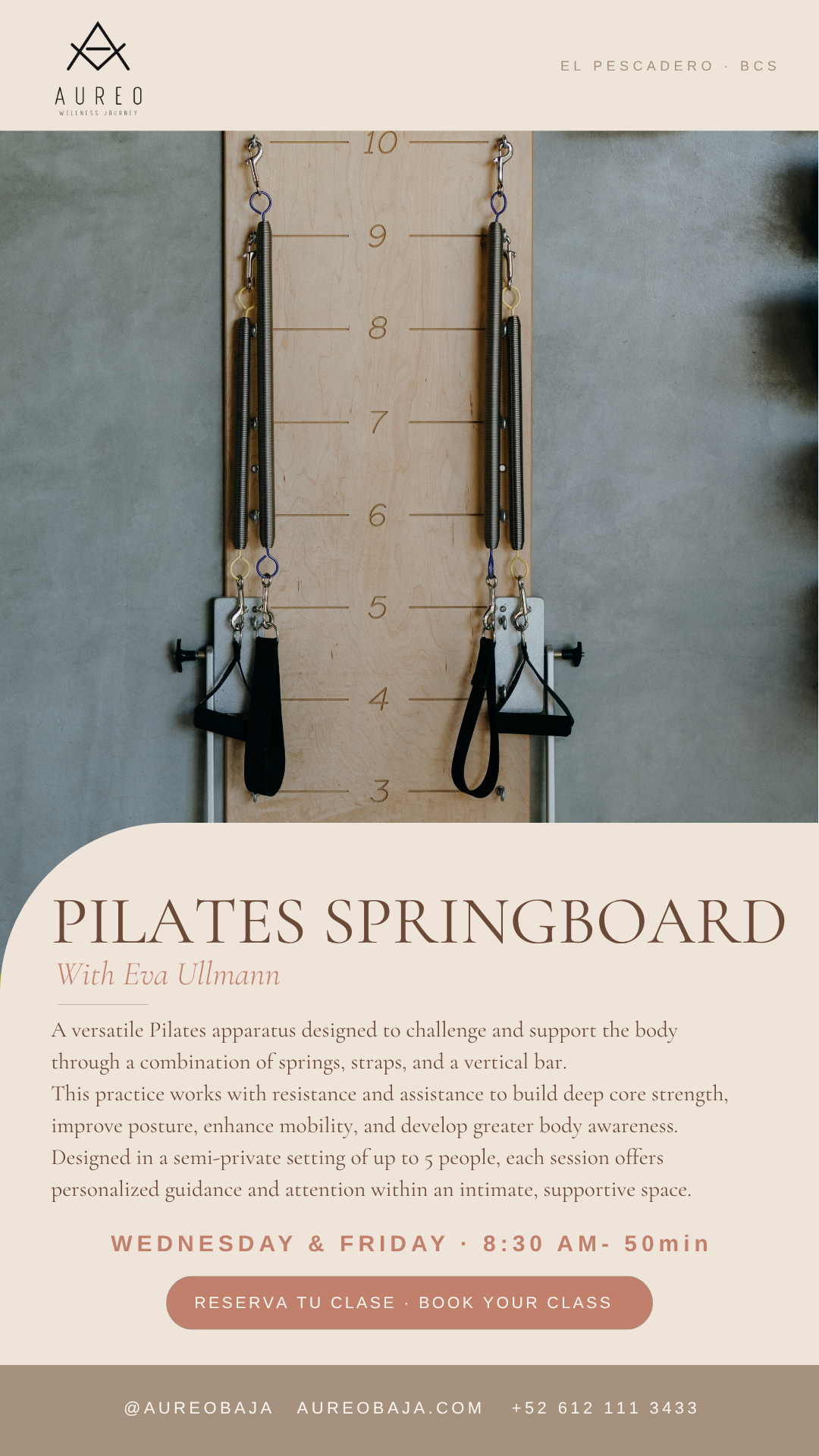 Pilates Springboard con Eva Ullmann poster