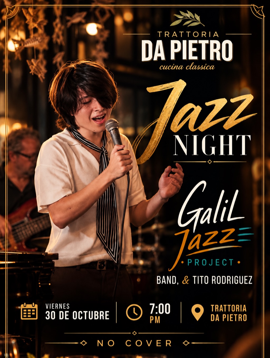 Jazz Night at Trattoria Da Pietro poster