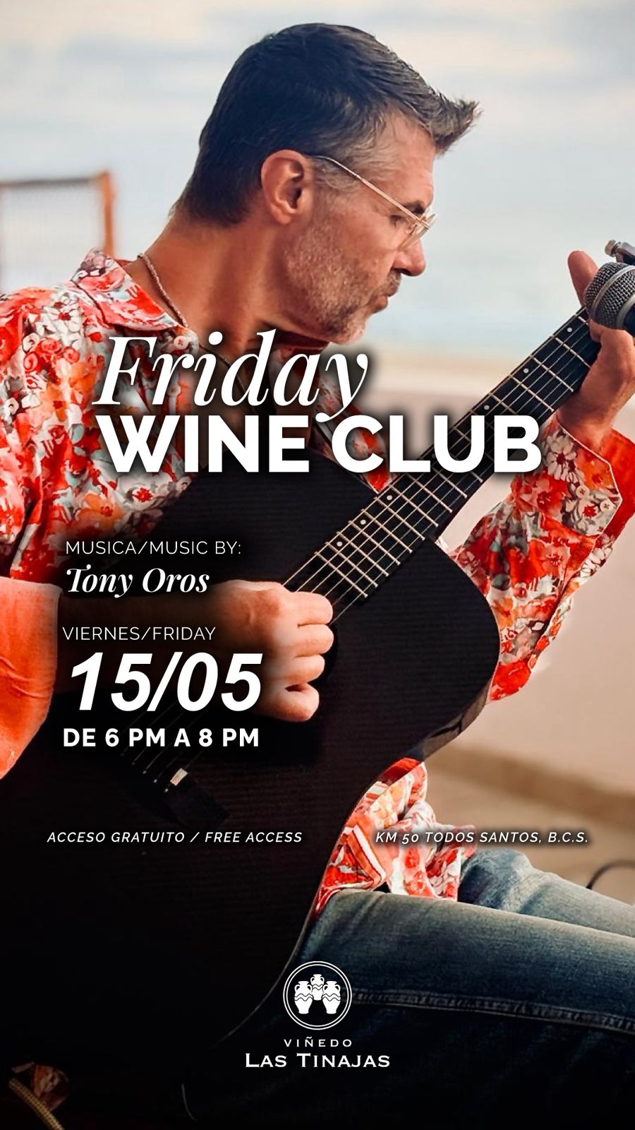 FRIDAY WINE CLUN VIÑEDO LAS TINAJAS poster