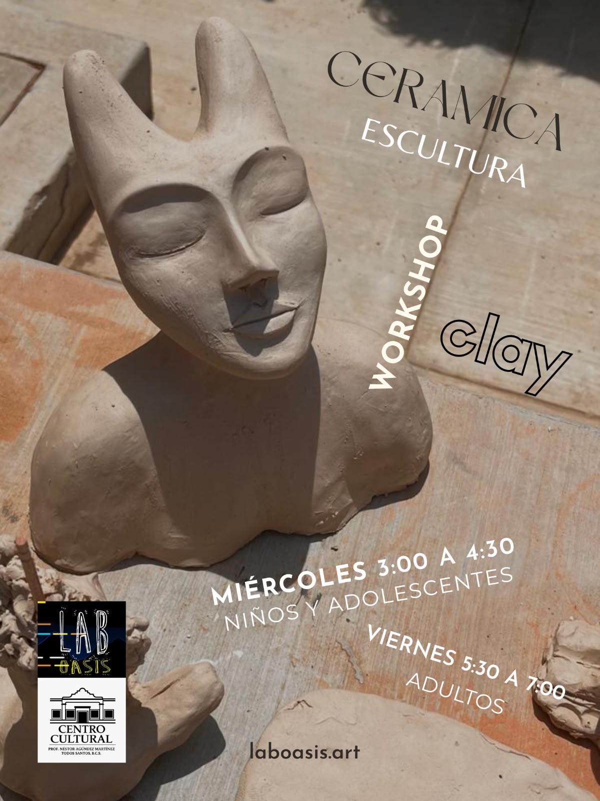 Ceramic Workshop for Kids and Adolescents poster