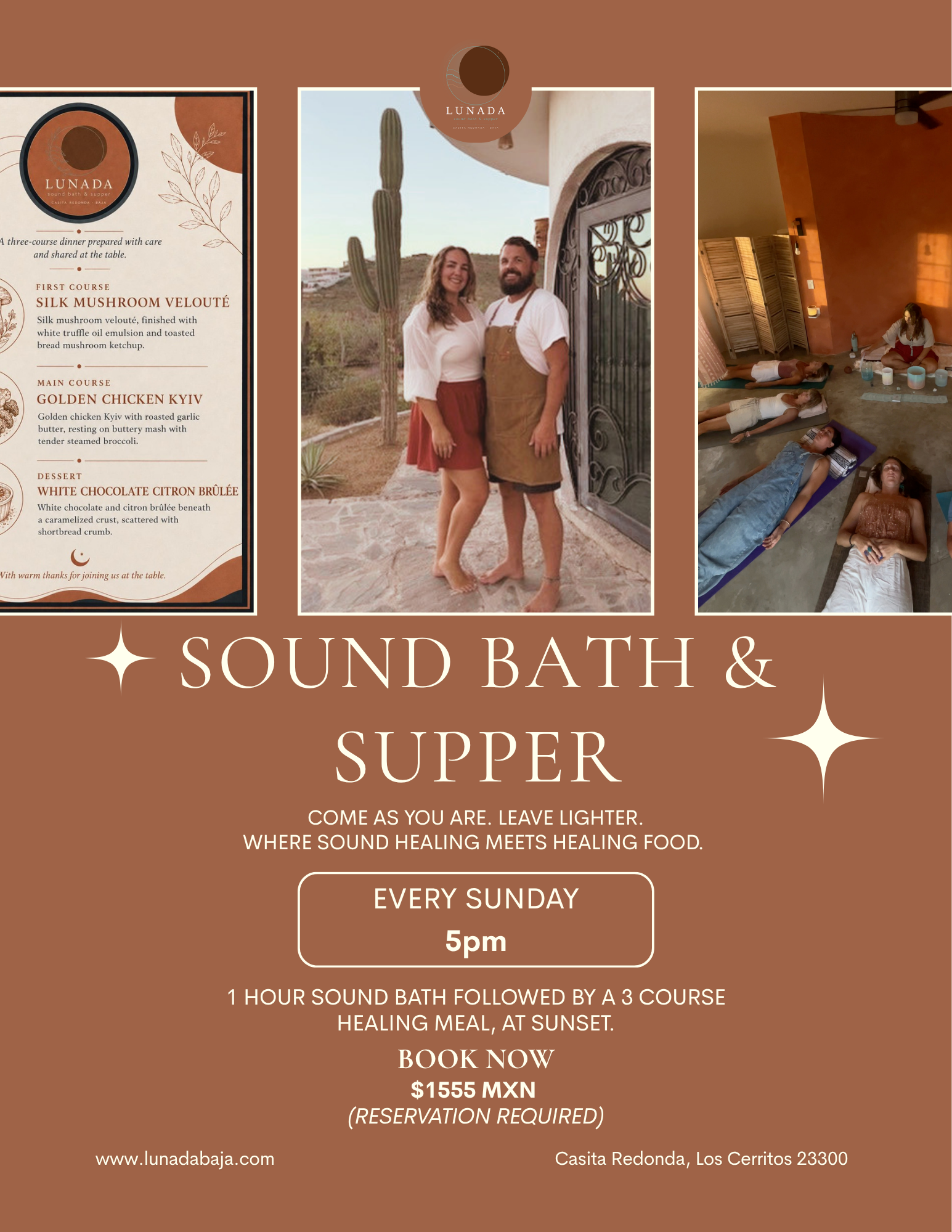 Sound Bath & Supper poster
