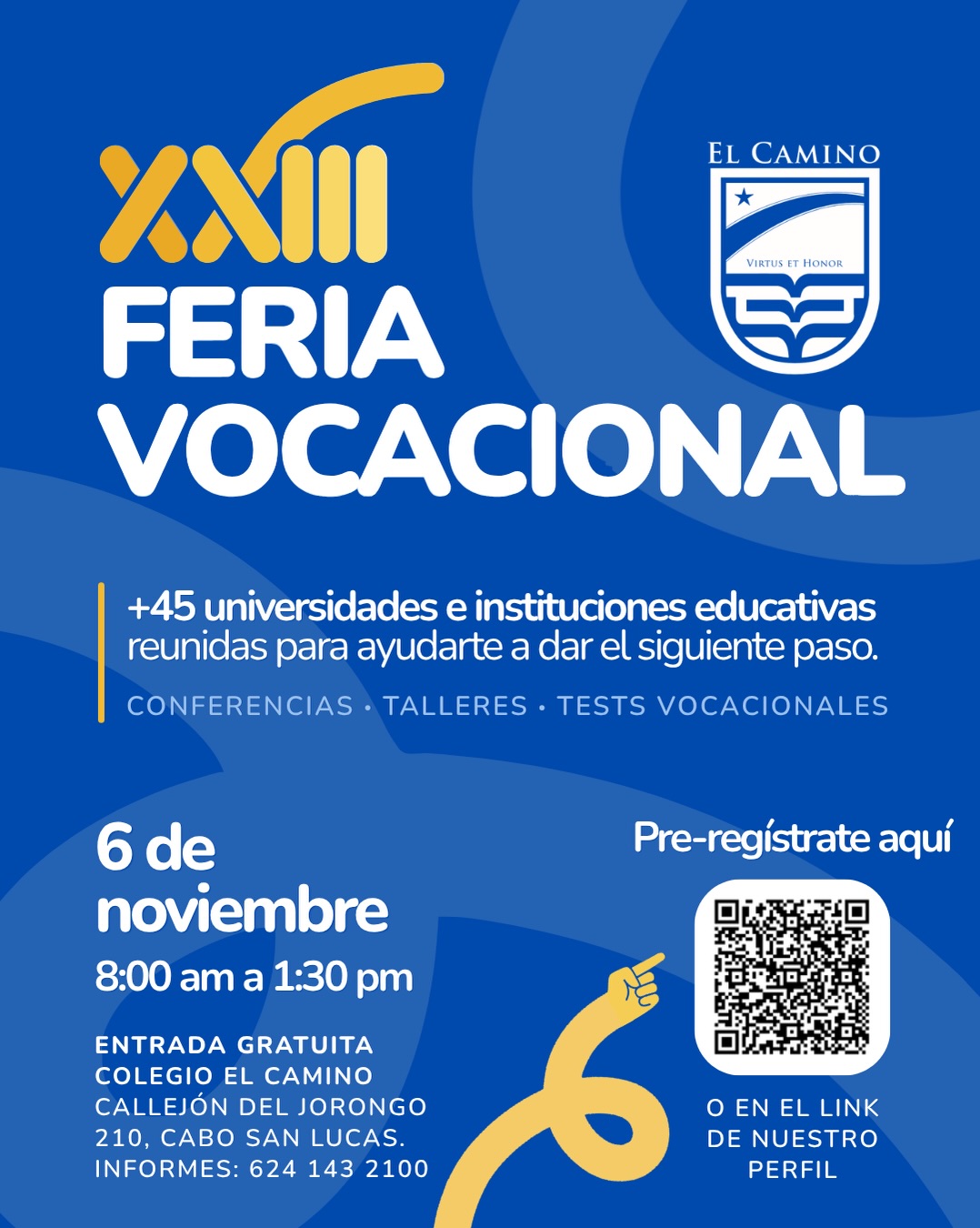XXIII Vocational Fair poster