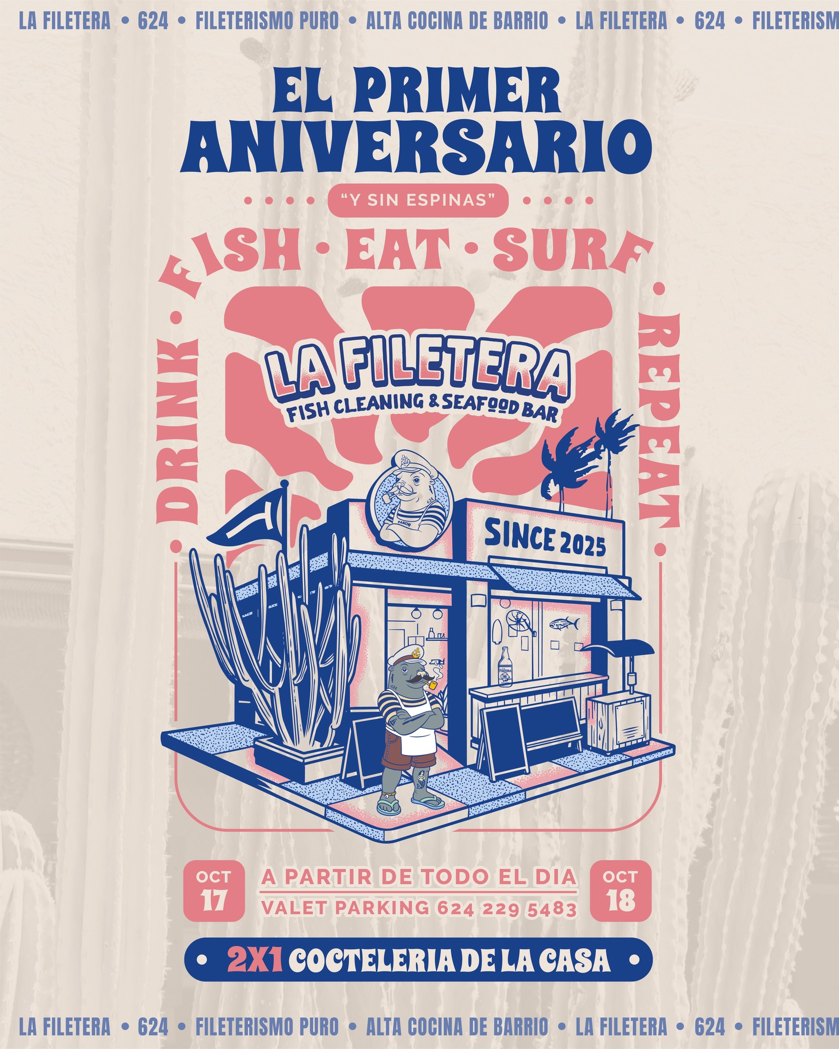 La Filetera first anniversary — Saturday DJ night