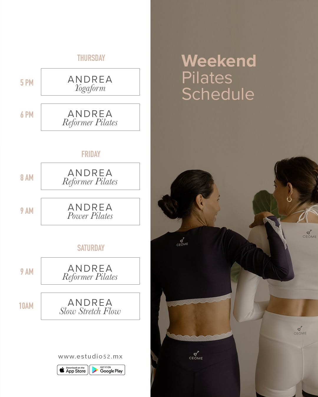 Reformer Pilates poster
