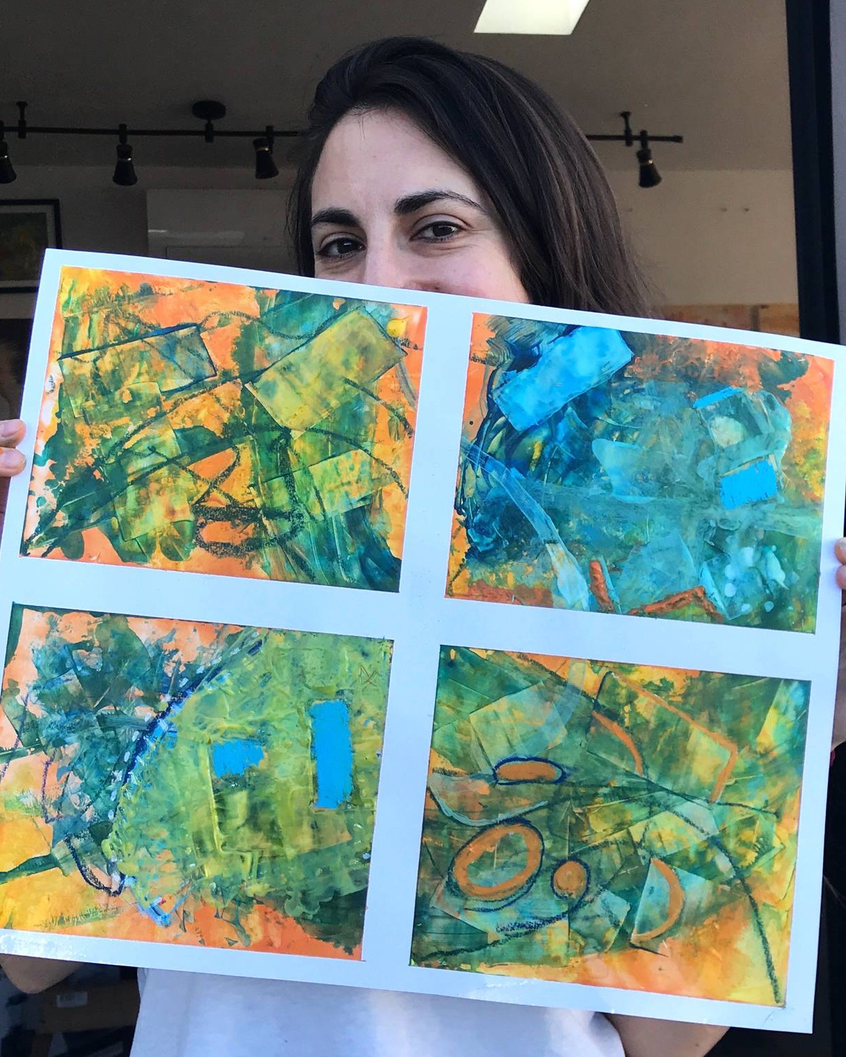 Abstract ARt Class poster
