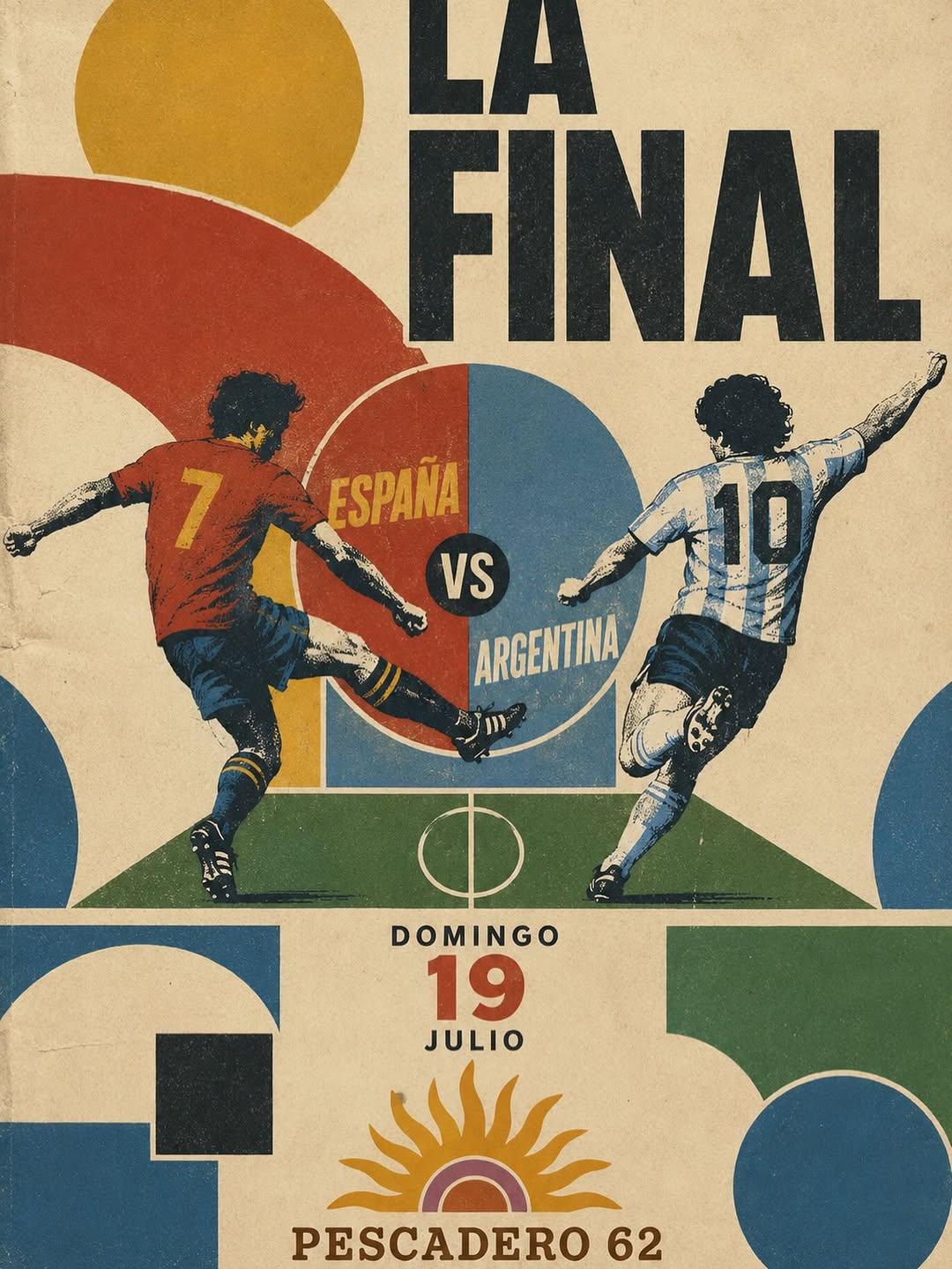 España vs Argentina - La Final poster