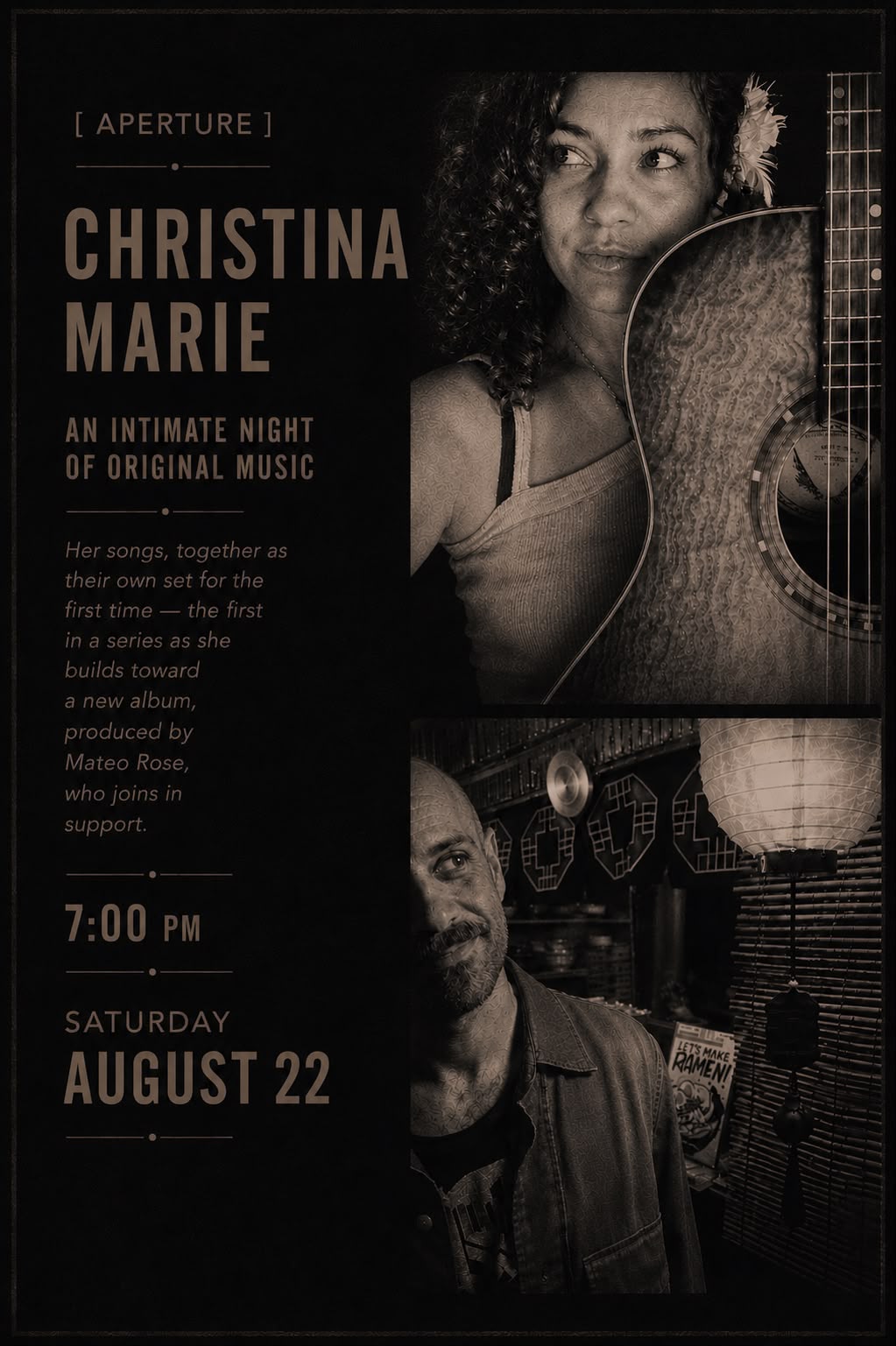 Christina Marie - An Intimate Night of Original Music poster