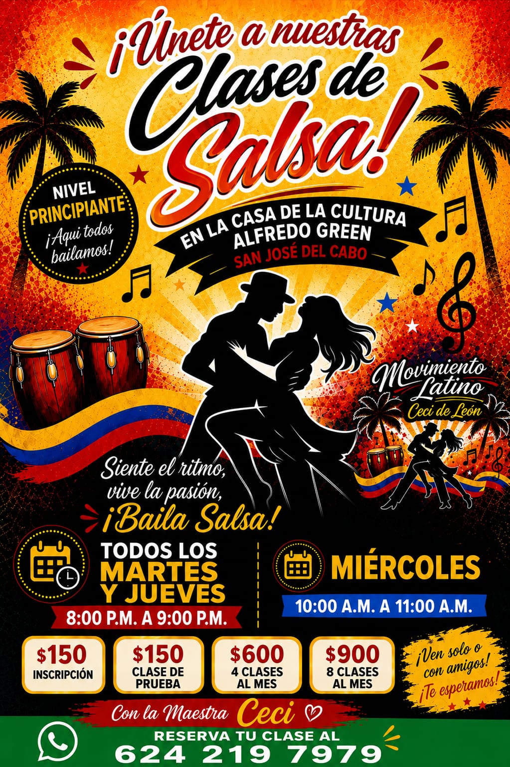 Salsa Class - Beginner Level (Wednesday)