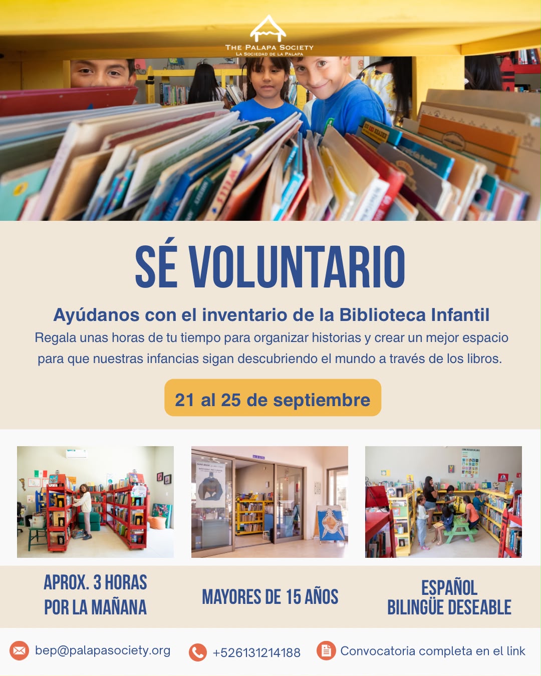 Children's Library Volunteer Preparation poster