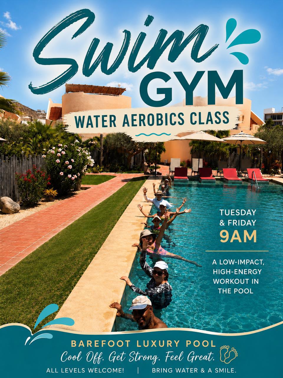 Water Aerobics Class poster