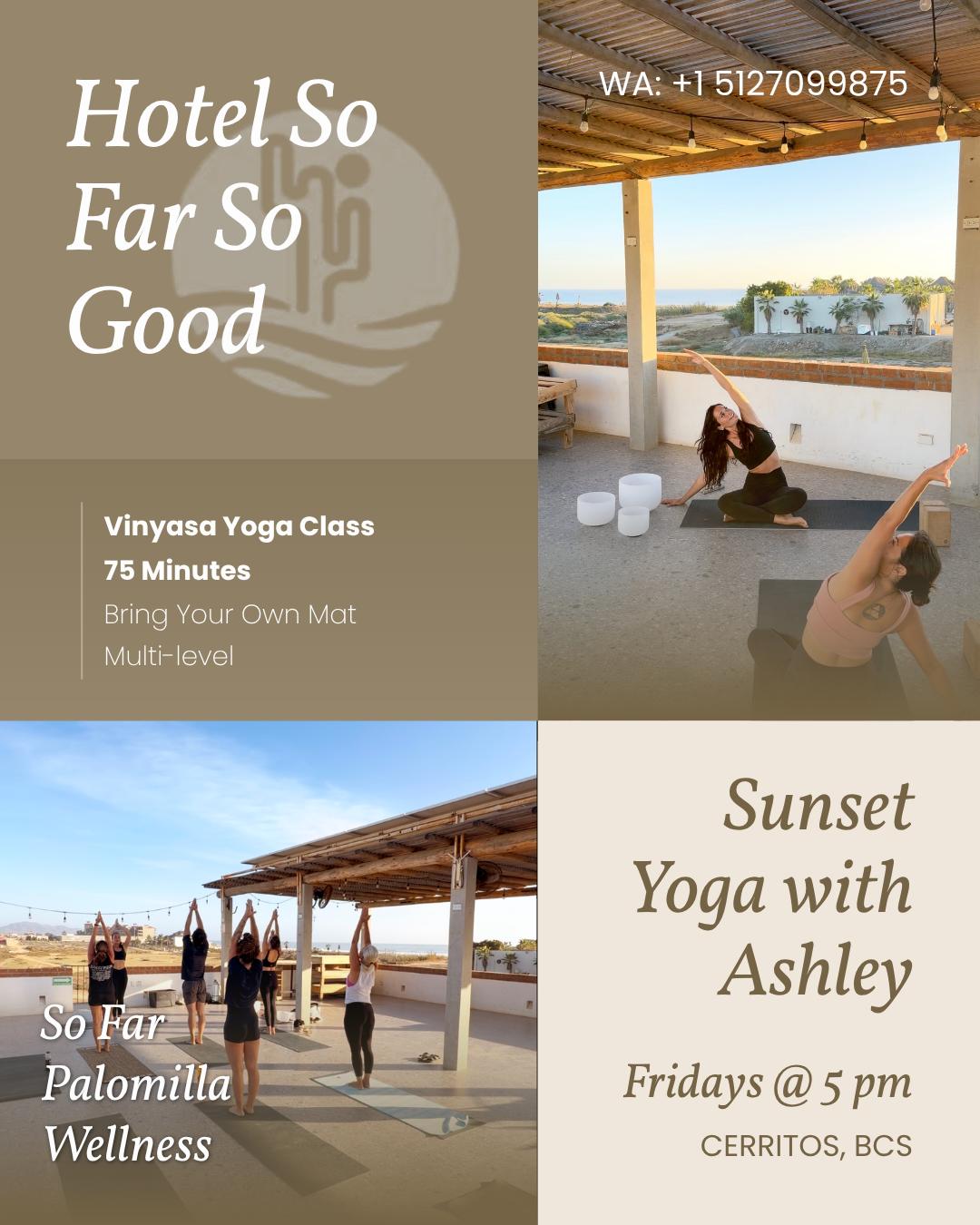 Sunset Yoga with Ashley poster