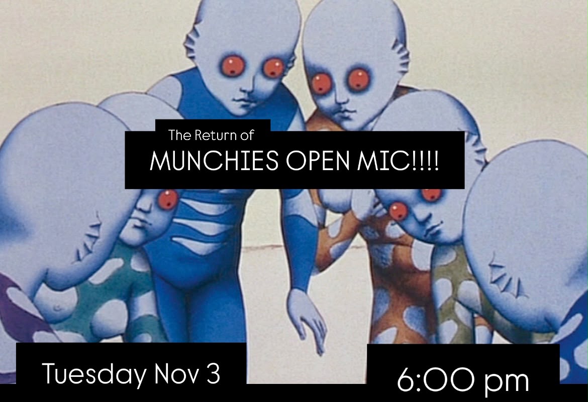 Munchies Open Mic poster