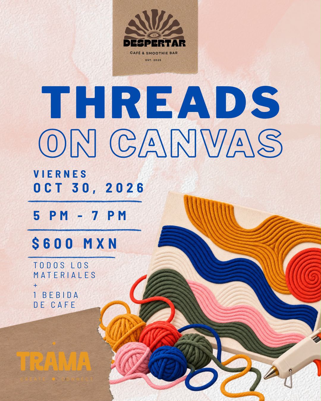 Threads on Canvas poster