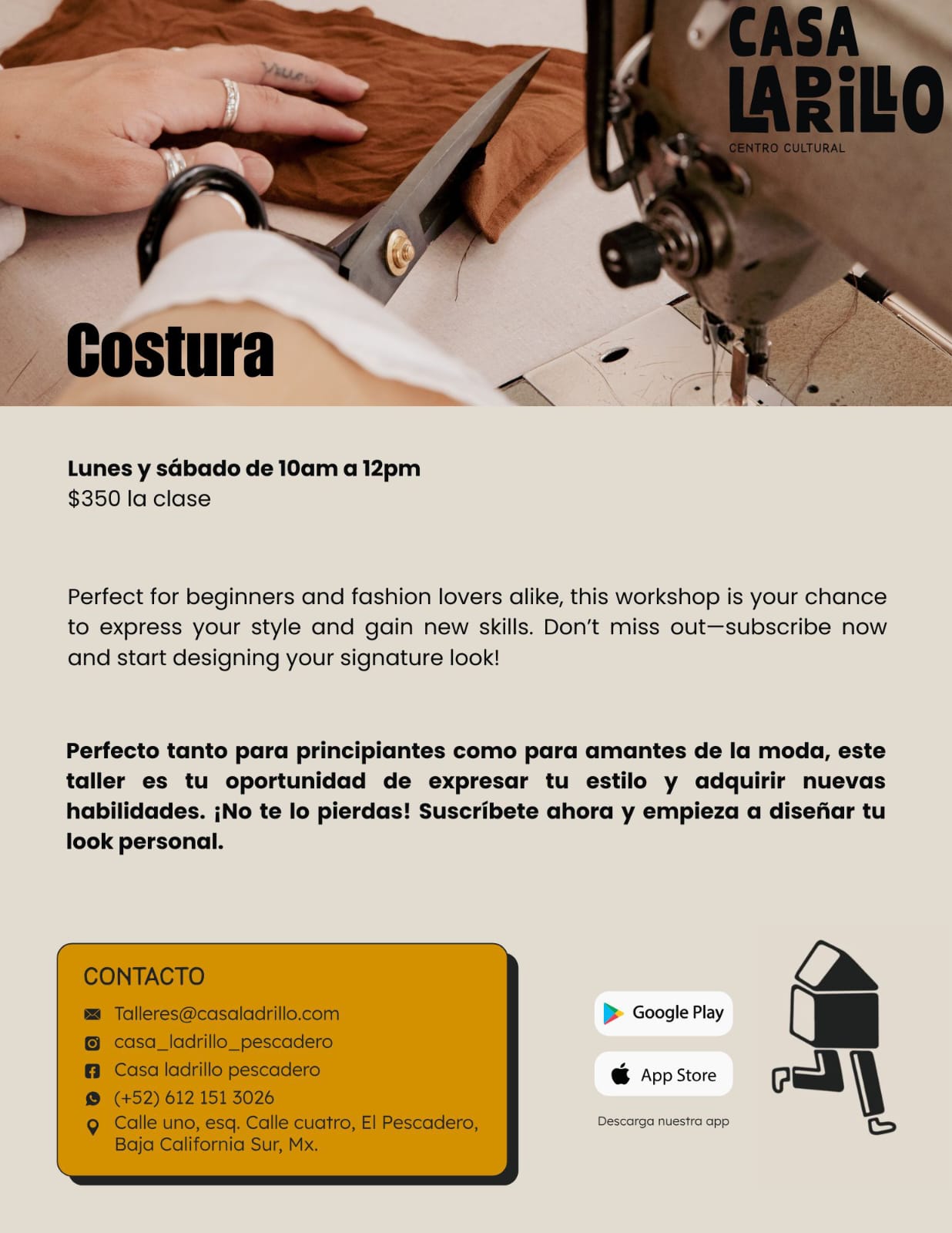 Sewing Class poster