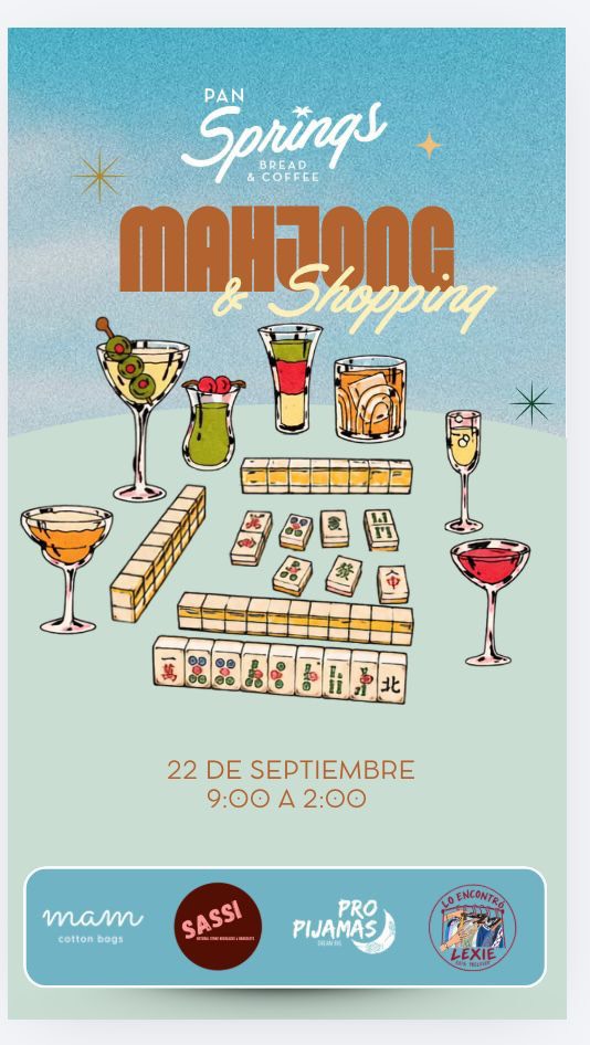 Mahjong & Shopping Pop-Up