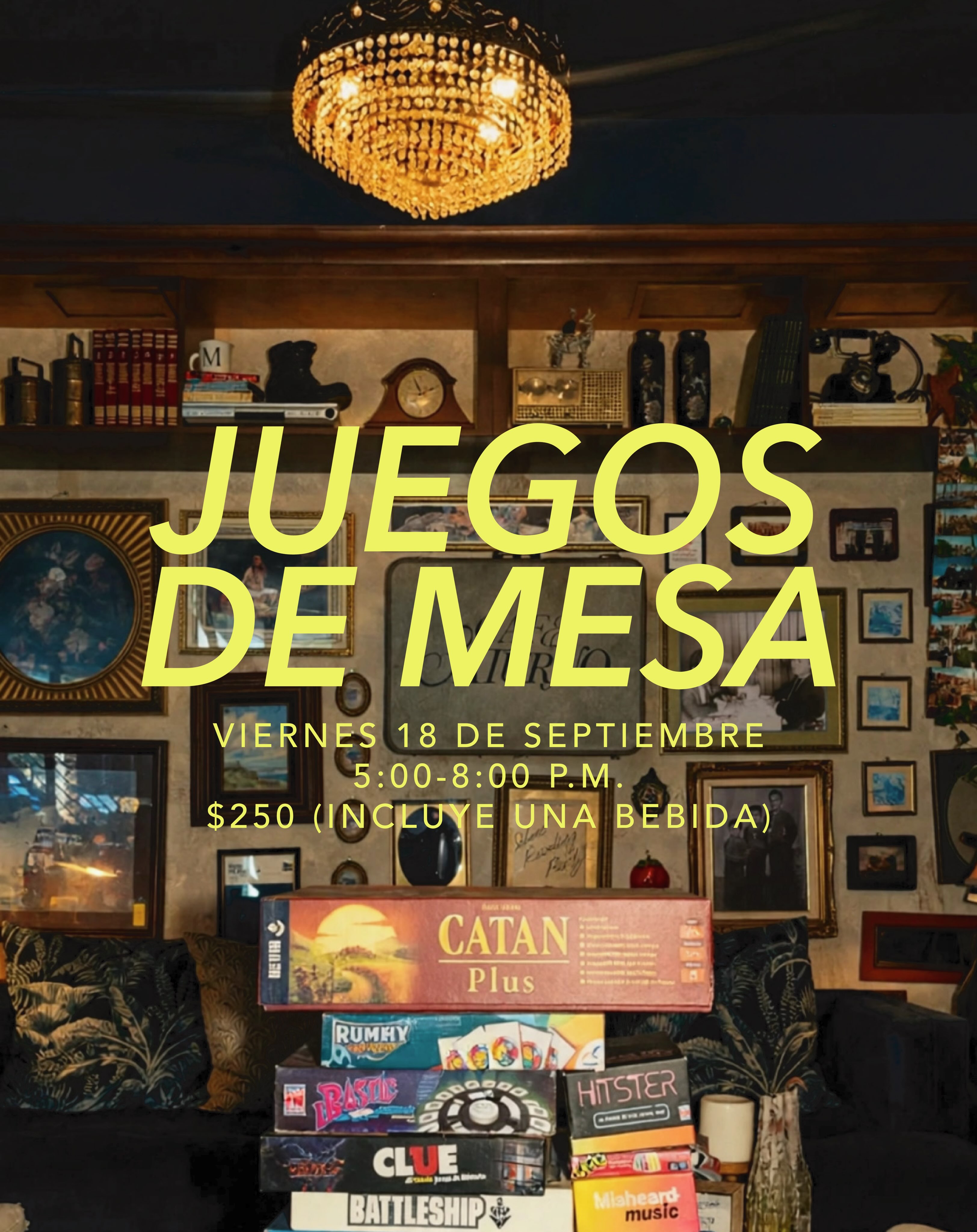 Juegos de Mesa (Board Games Night)