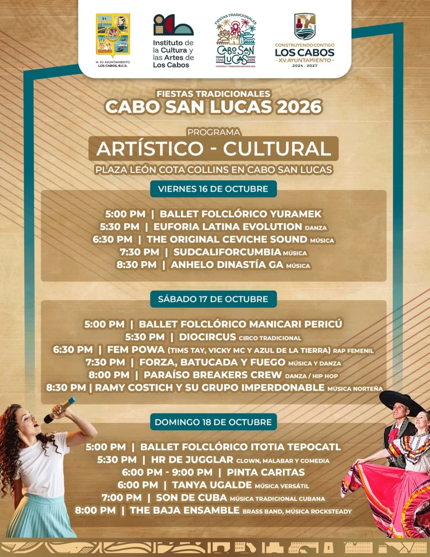 Fiestas Tradicionales Cabo San Lucas 2026 — “Historia y Tradición que nos Une”
