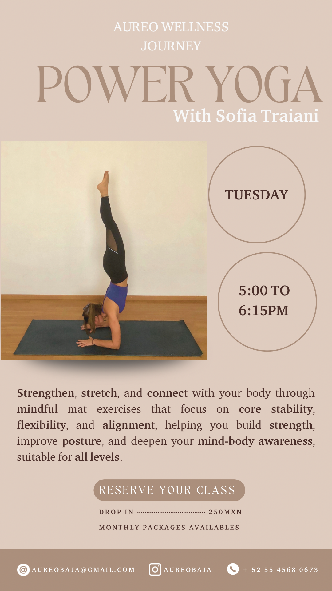 Power Yoga with Sofia poster