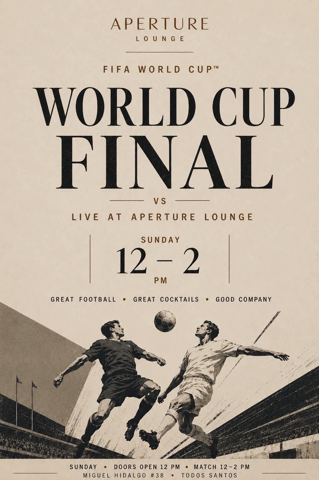 FIFA World Cup Final poster