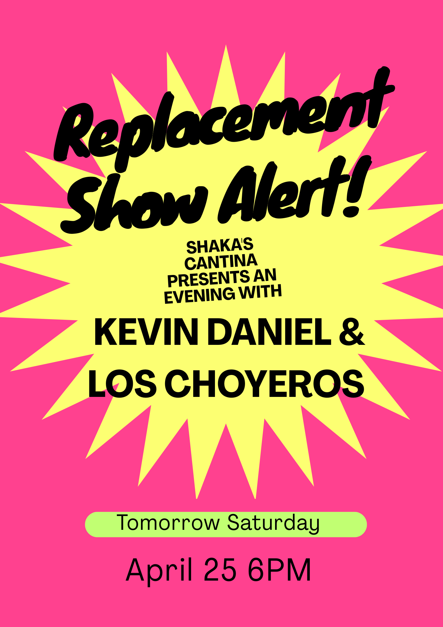 Kevin Daniel & Los Choyeros poster
