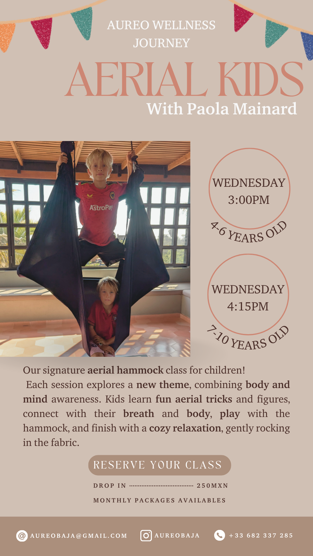 Aerial Kids with Paola