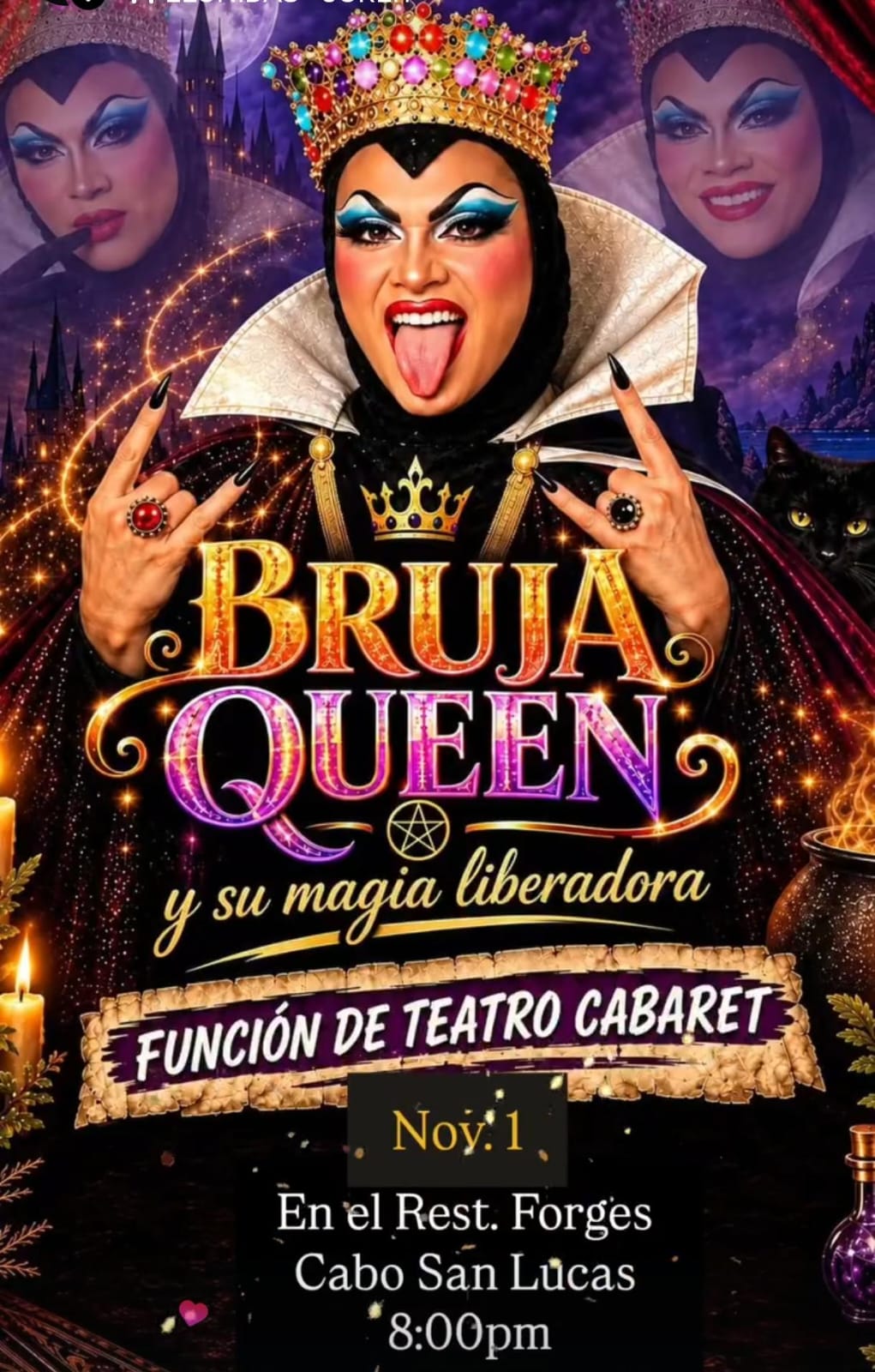 Bruja Queen Cabaret Theater Show poster