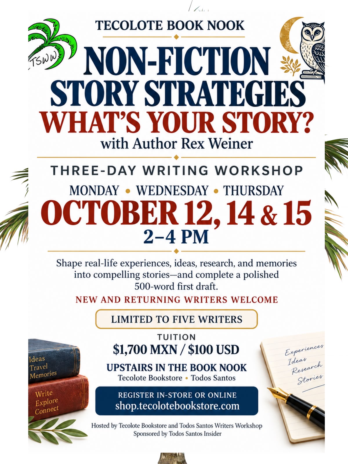 Non-Fiction Story Strategies — Rex Weiner (Tecolote Book Nook)