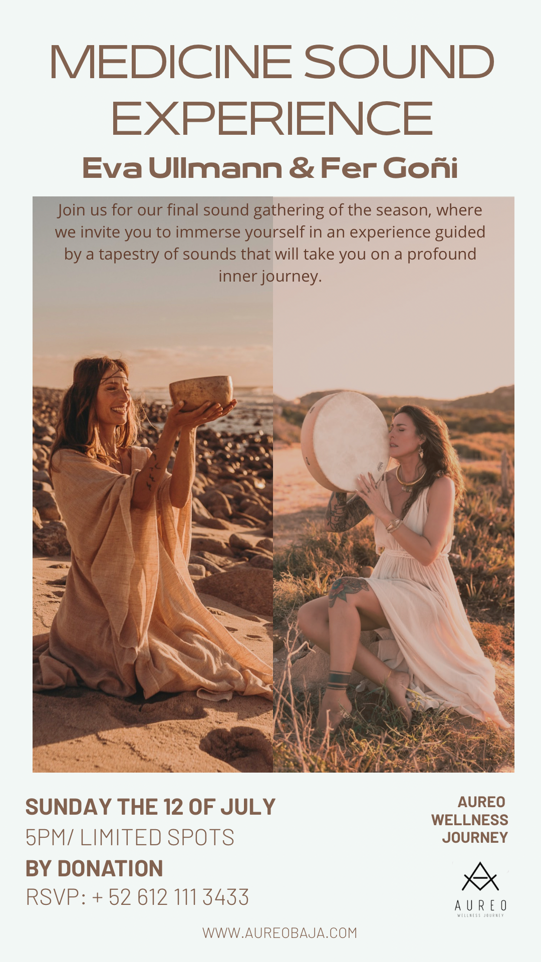 Medicine Sound Experience with Eva Ullmann & Fer Goñi poster