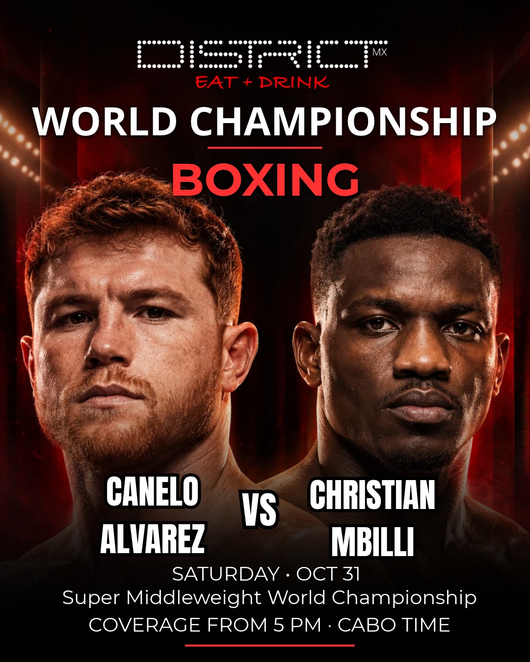 Canelo Alvarez vs. Christian Mbilli - Live Boxing poster