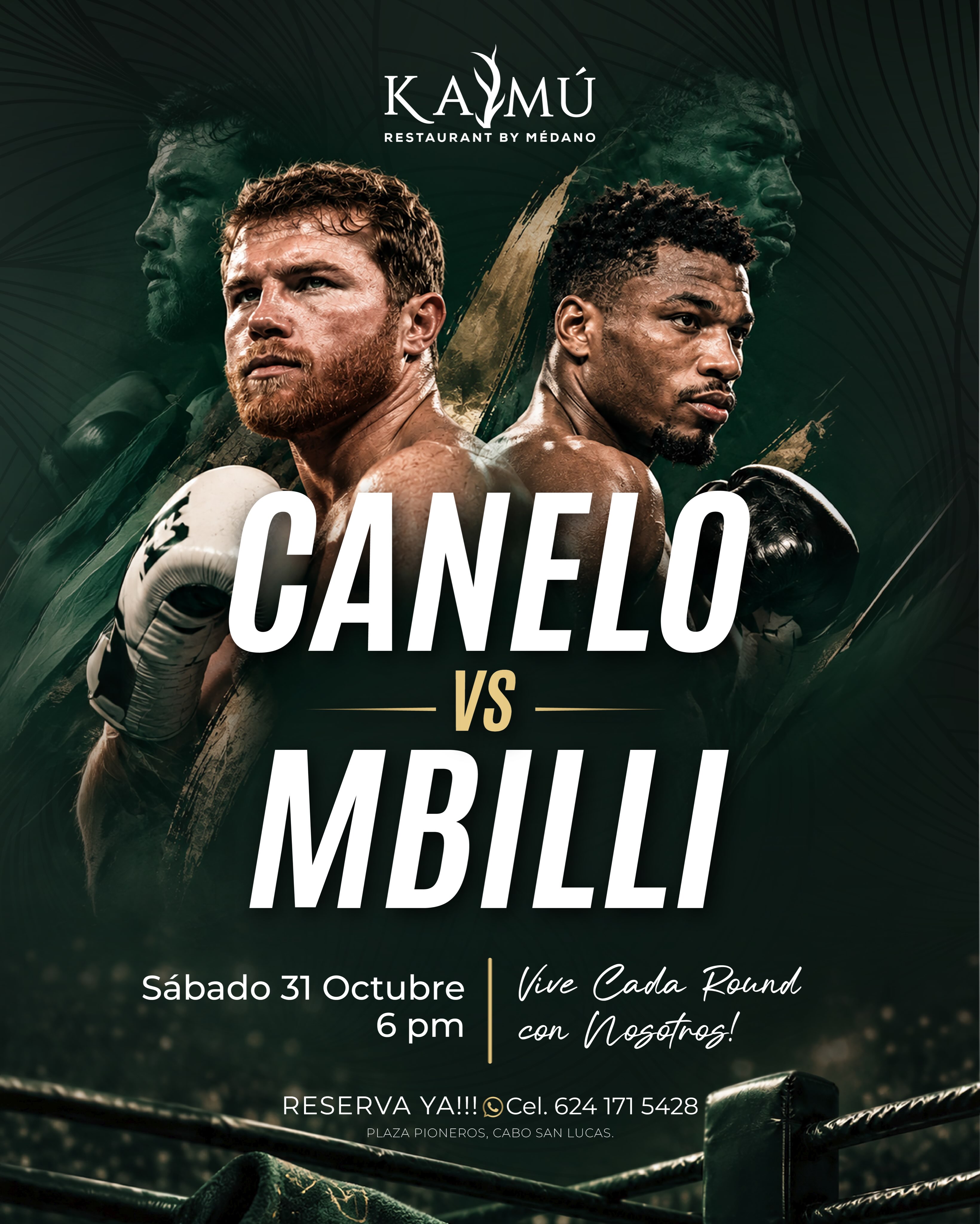 Canelo vs. Mbilli Boxing Watch Party poster