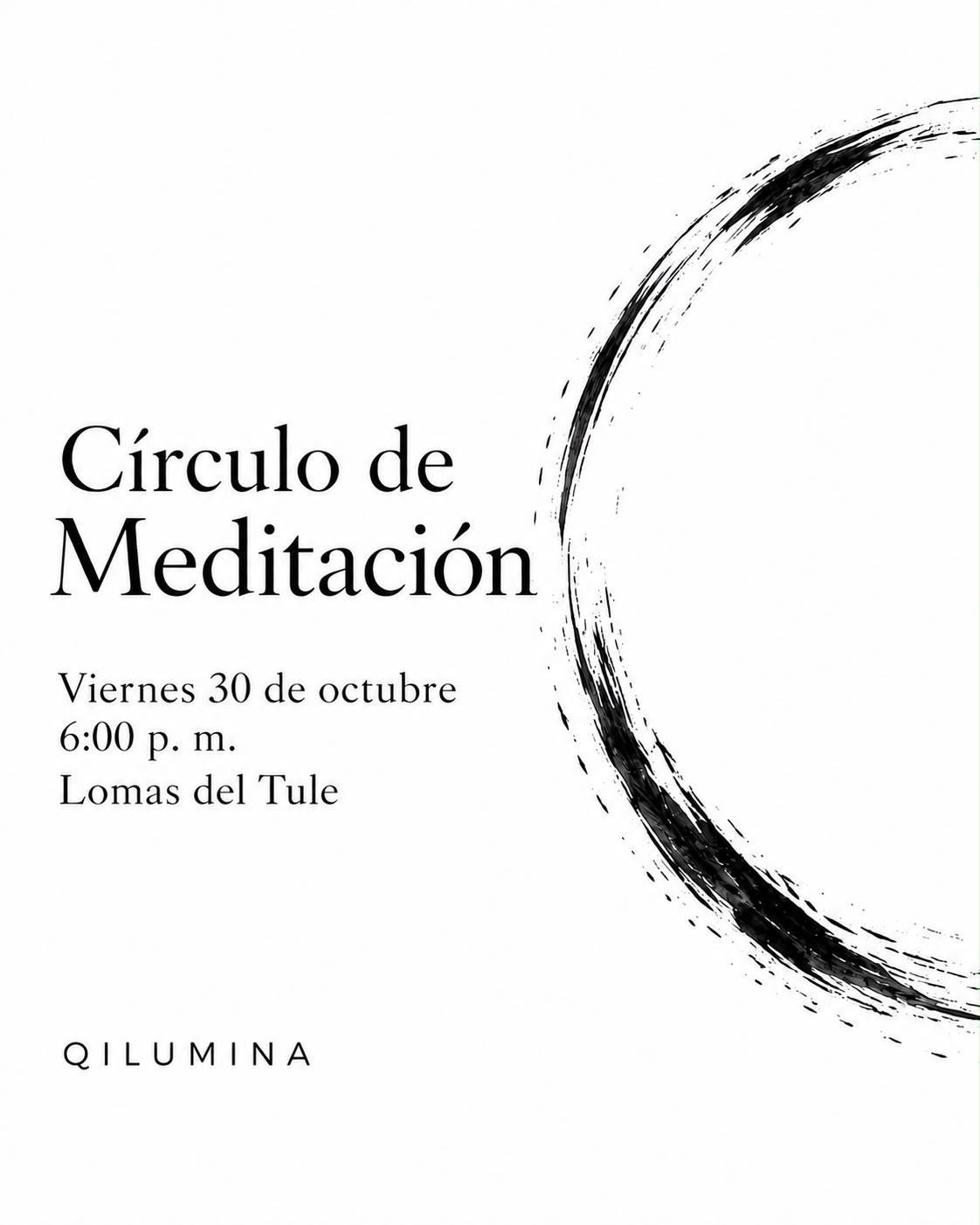 Meditation Circle poster