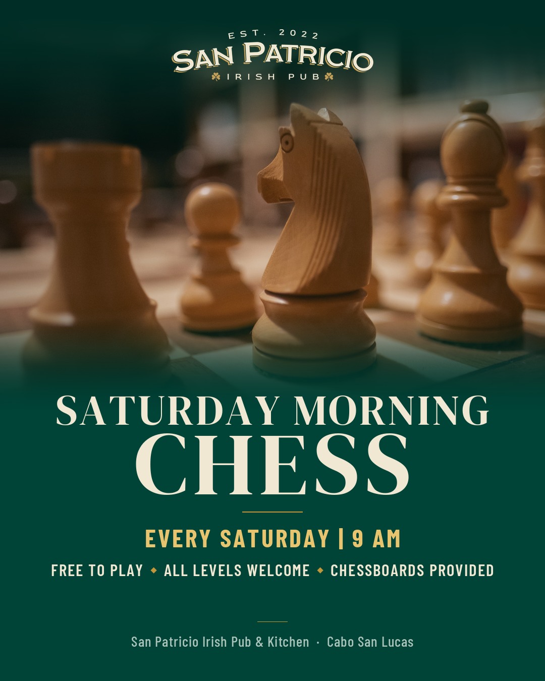 Saturday Morning Chess poster