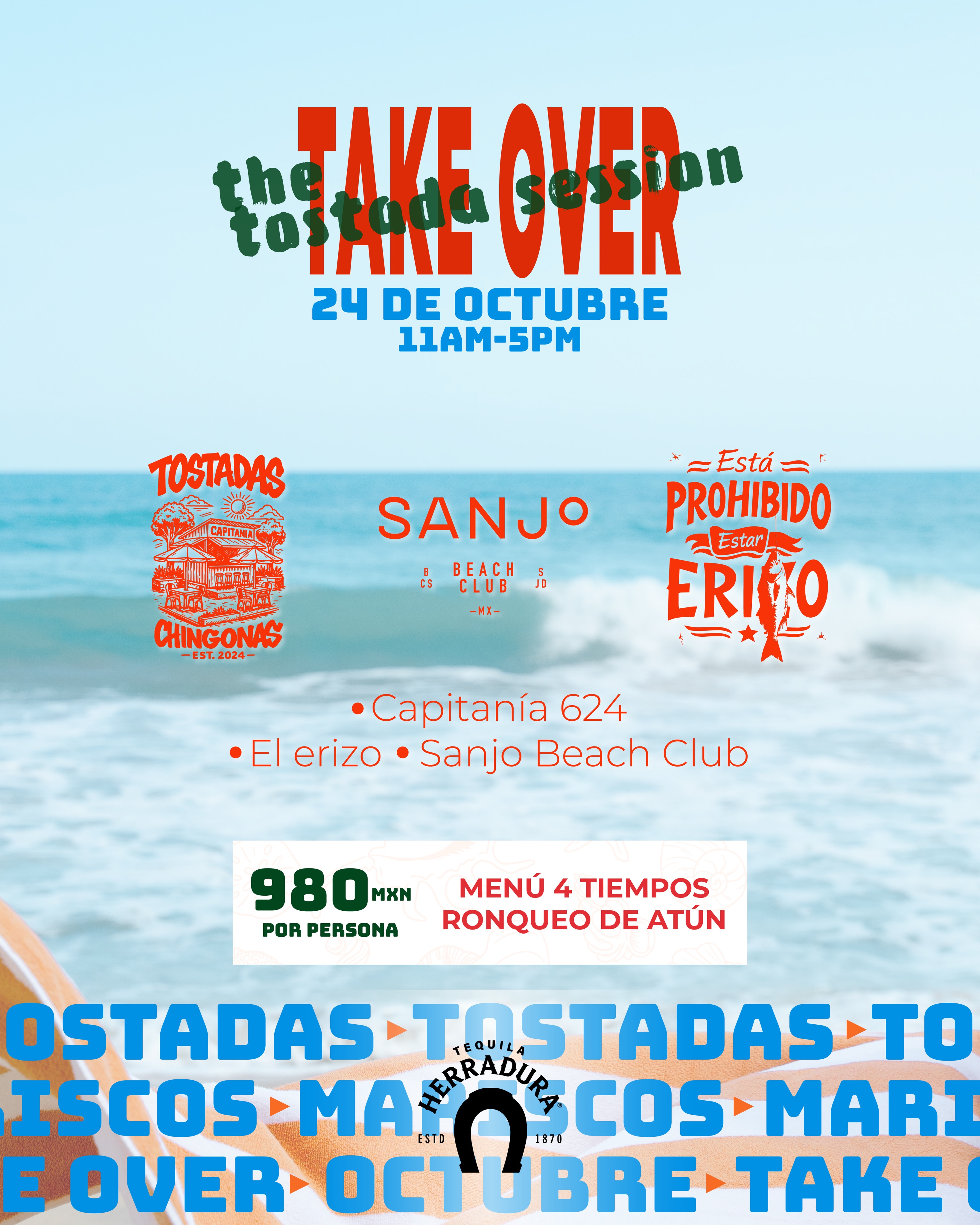 The Tostada Session takeover — El Erizo × Capitanía 624 at SANJo Beach Club