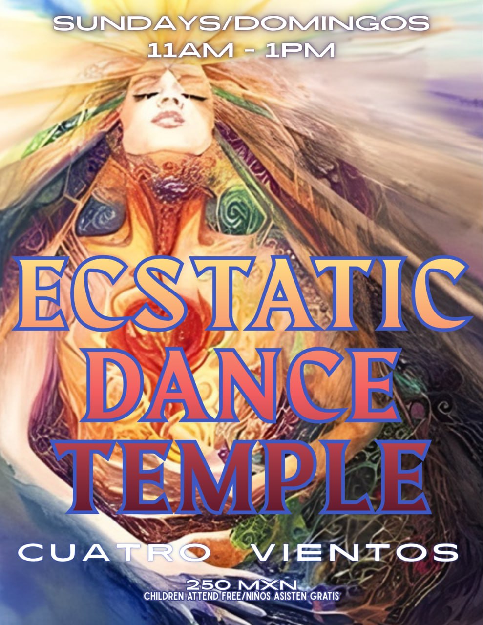 Ecstatic Dance Temple poster
