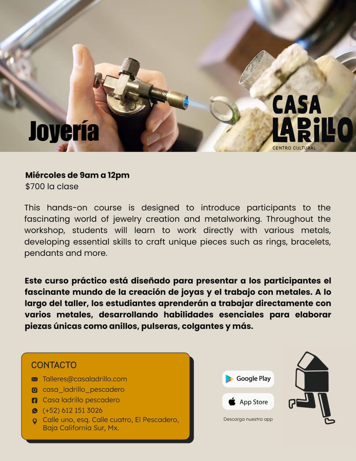 Jewelry Workshop poster