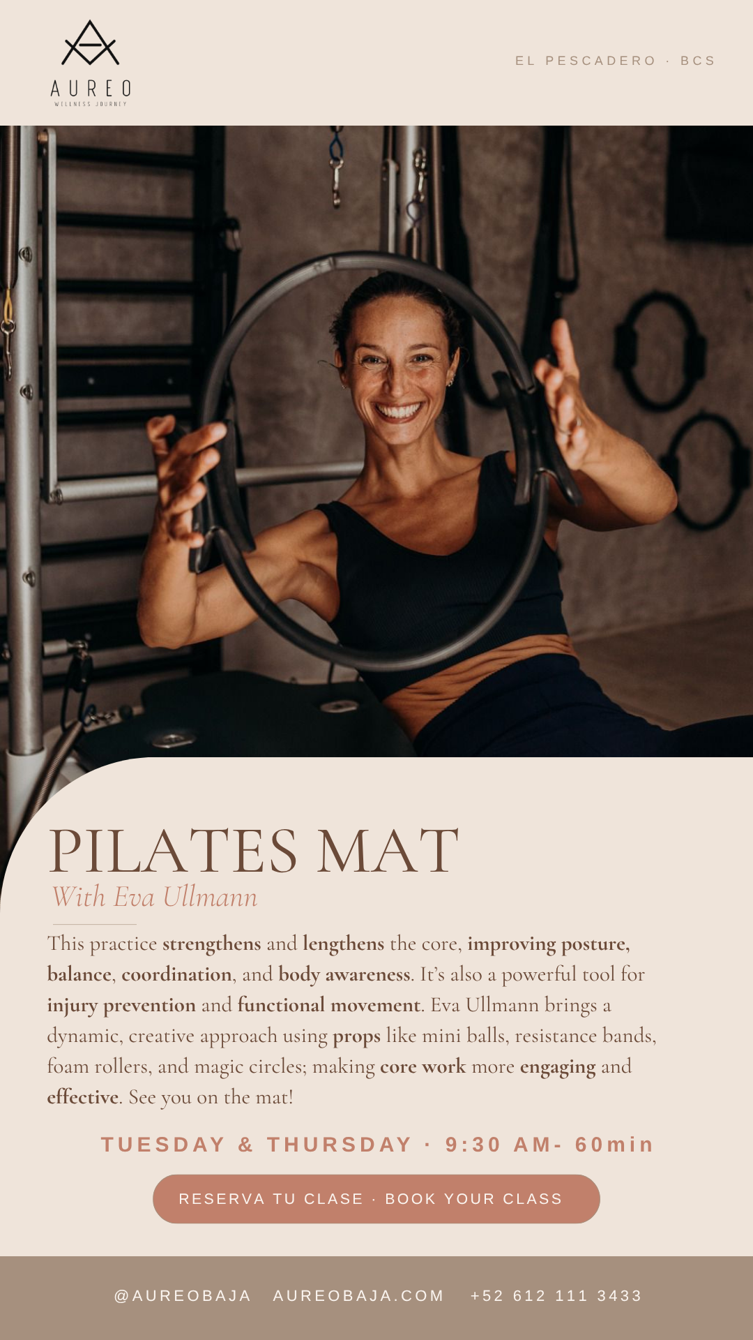 Pilates Mat con Eva Ullmann poster