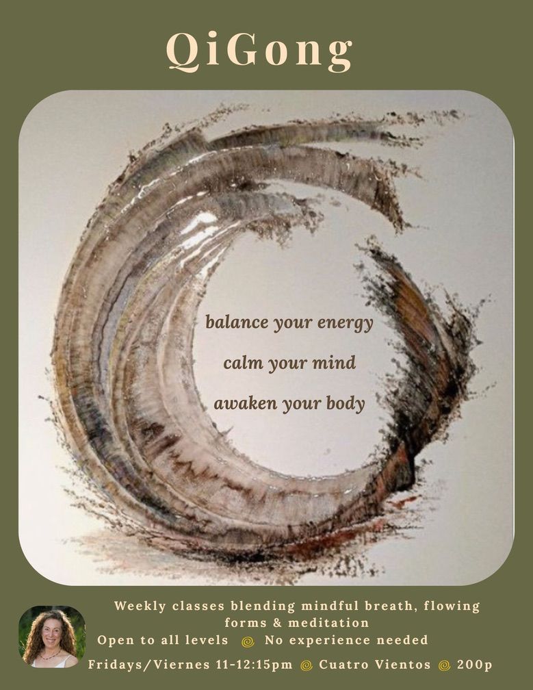 Weekly Qigong Class poster