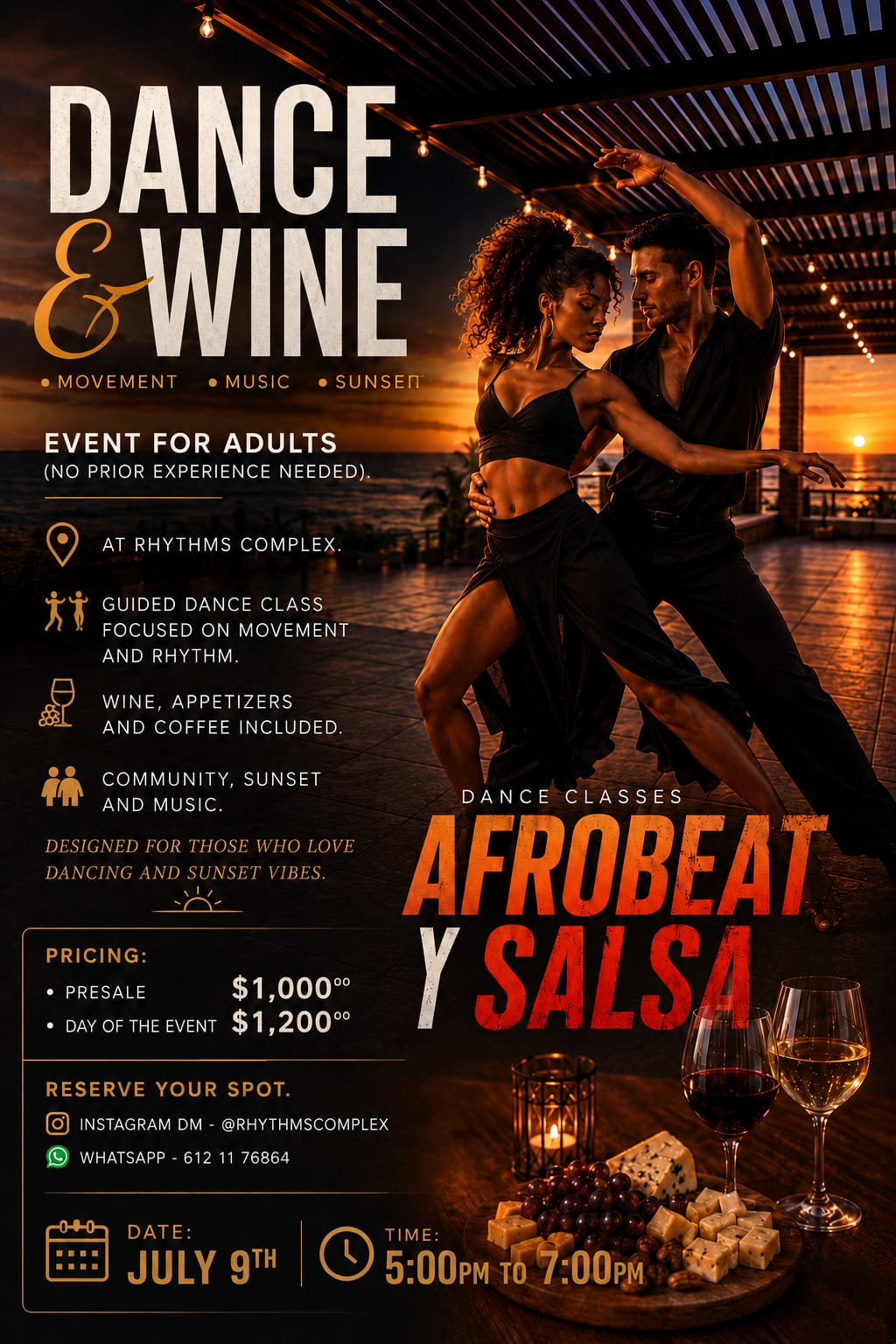 Dance & Wine poster