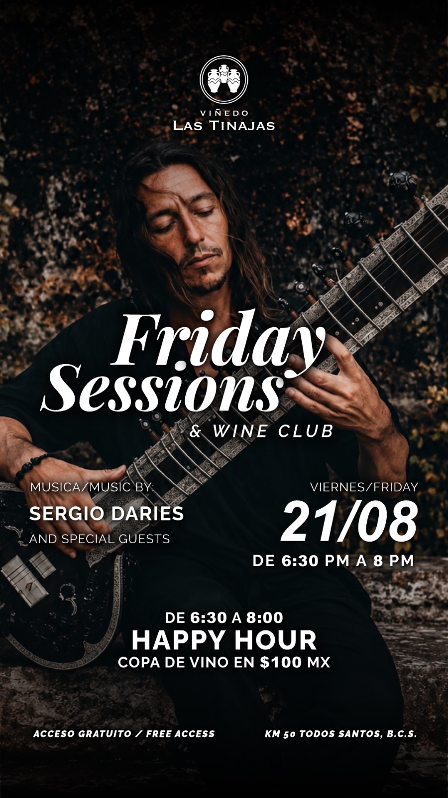 FRIDAY SESSIONS AND WINE CLUB poster