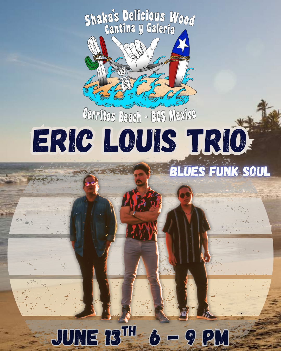 Eric Louis Trio - Blues/Funk/Soul poster